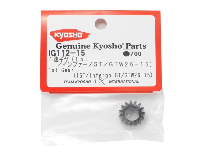 zKyosho IG112-15 PC Pinion 15T (Repl.GTW26-15)