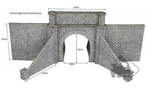 Metcalfe PN143 N Single Brick Tunnel Entrances Kit (7537700864237)