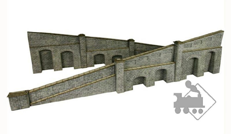 Metcalfe PO249 OO Tapered Retaining Wall in Stone