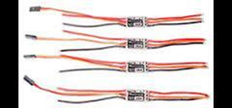 xMultione M1-20ABLOPTOSET 20AMP ESC 2~4S 490KHZ OPTO (4 SET)