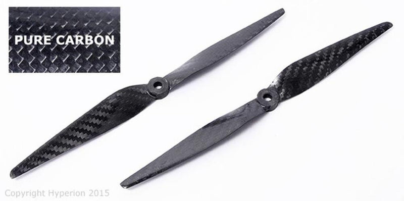 xMultione M1-P090050CF 9.0x5.0 CarbonFibre CW/CCW Propeller Set - Hobby City NZ (7537708499181)