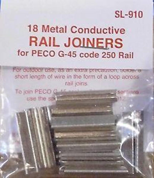 Peco SL910 G SCALE RAIL JOINERS (6663806713905)