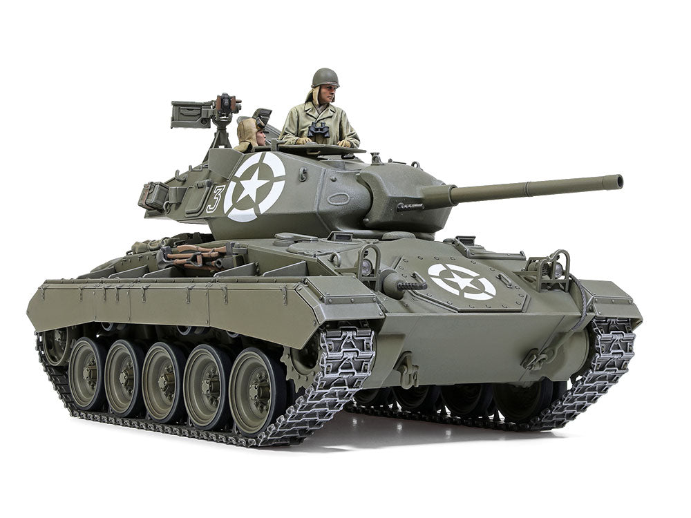 Tamiya U.S. M24 Chaffee European Theater Tank Model Kit 1/35 Scale - 35391