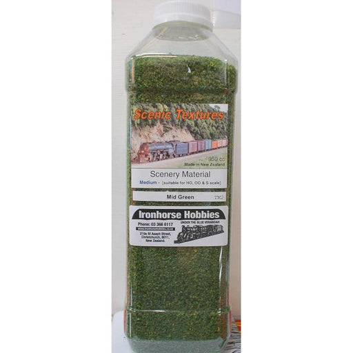 Scenic Textures TM2 Scenery Material 1L Mid Green (Med) - Hobby City NZ (7540521533677)