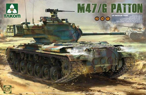 Takom 2070 1/35 US Medium Tank M47/G 2 in 1 (8967462256877)