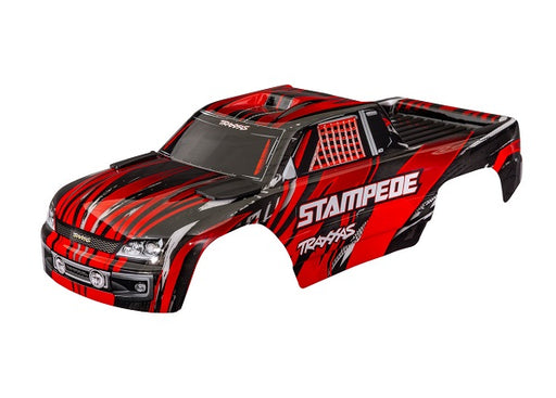 Traxxas 3620A Body Stampede Red Clipless (8873553723629)