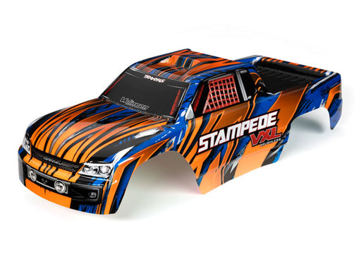 Traxxas 3620T Stampede VXL, Body, Org/Blu - Hobby City NZ (8873553789165)