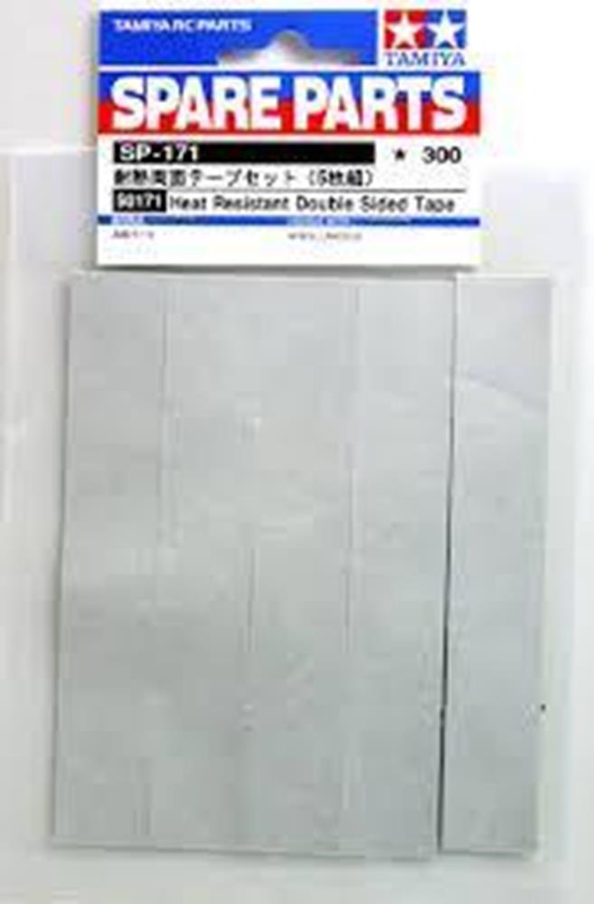 Tamiya 50171 RC Heat Resistant Double-sided Tape (5pc) - Hobby City NZ