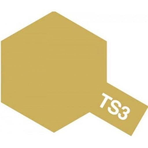 Tamiya 85003 TS-3 Dark Yellow Lacquer Spray 100ml (7540563149037)