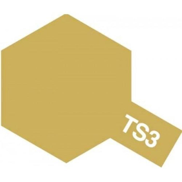 Tamiya 85003 TS-3 Dark Yellow Lacquer Spray 100ml (7540563149037)