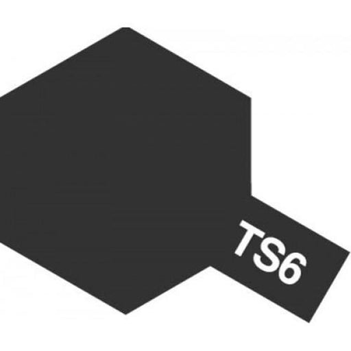 Tamiya 85006 TS-6 Matt Black Lacquer Spray 100ml (7667568836845)