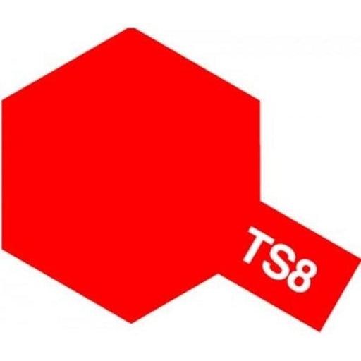 Tamiya 85008 TS-8 Italian Red Lacquer Spray 100ml (7667569000685)