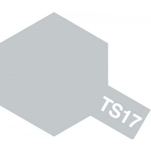 Tamiya 85017 TS-17 Gloss Aluminium Lacquer Spray 100ml (8225538900205)