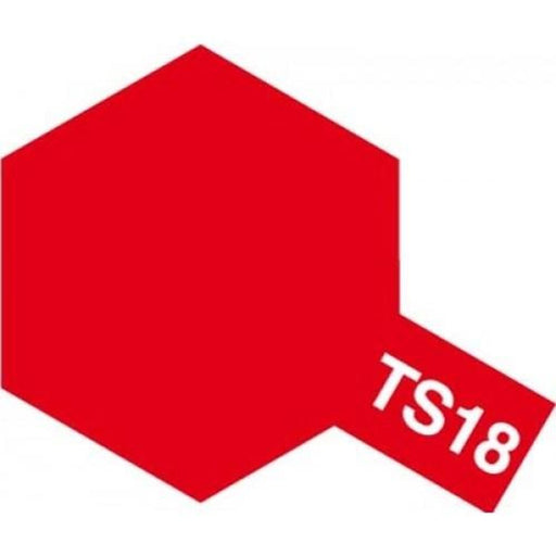 Tamiya 85018 TS-18 Metallic Red Lacquer Spray 100ml (7540564525293)