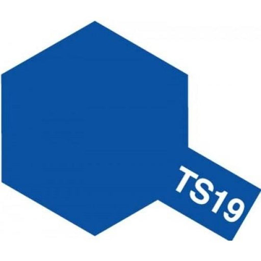 Tamiya 85019 TS-19 Metallic Blue Lacquer Spray 100ml (7540564623597)