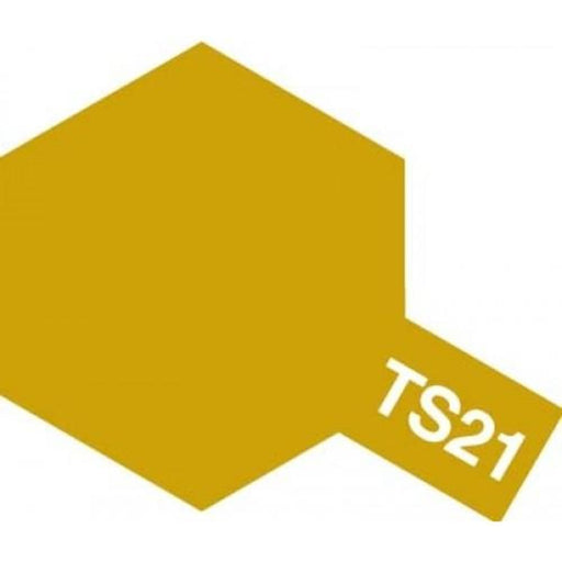 Tamiya 85021 TS-21 Gold  Lacquer Spray 100ml (7540565115117)