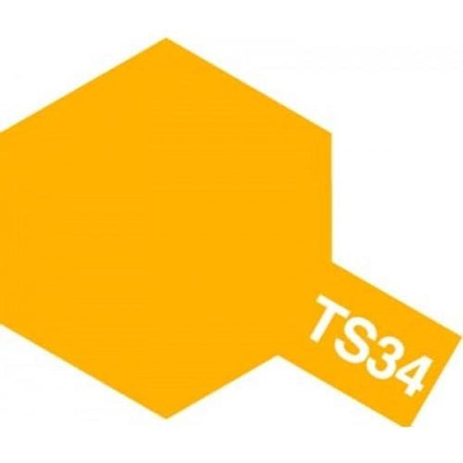 Tamiya 85034 TS-34 Camel Yellow Lacquer Spray 100ml (7540566393069)