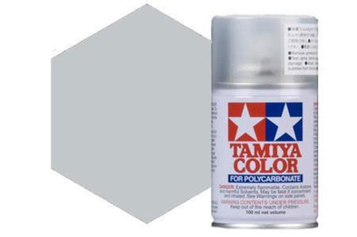 Tamiya 86012 PS-12 Silver Polycarbonate Spray 100ml (7667573194989)
