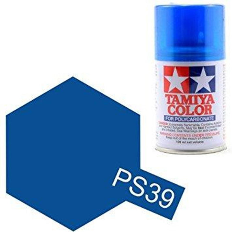 Tamiya 86039 PS-39 Translucent Light Blue Polycarbonate Spray 100ml