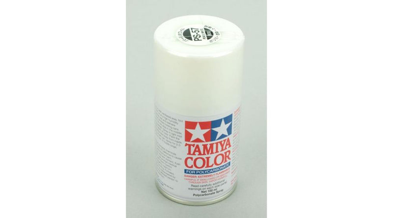 Tamiya 86057 PS-57 Pearl White Polycarbonate Spray 100ml
