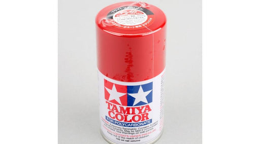 Tamiya 86060 PS-60 Bright Mica Red Polycarb Spray 100ml - Hobby City NZ