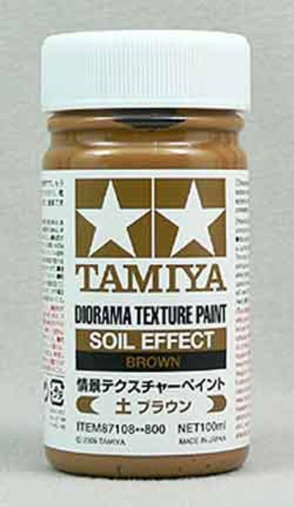 Tamiya 87108 TEXTURE PAINT SOIL BROWN