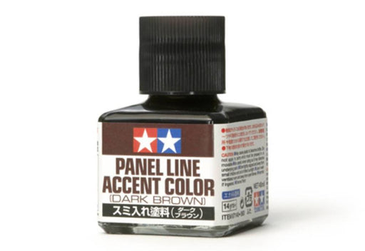 Tamiya 87140 Dark Brown - Panel Line Accent Color 40ml (8195283845357)