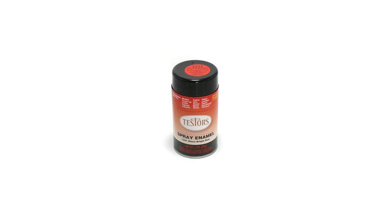 xTestors 1231 Aerosol Enamel: Bright Red