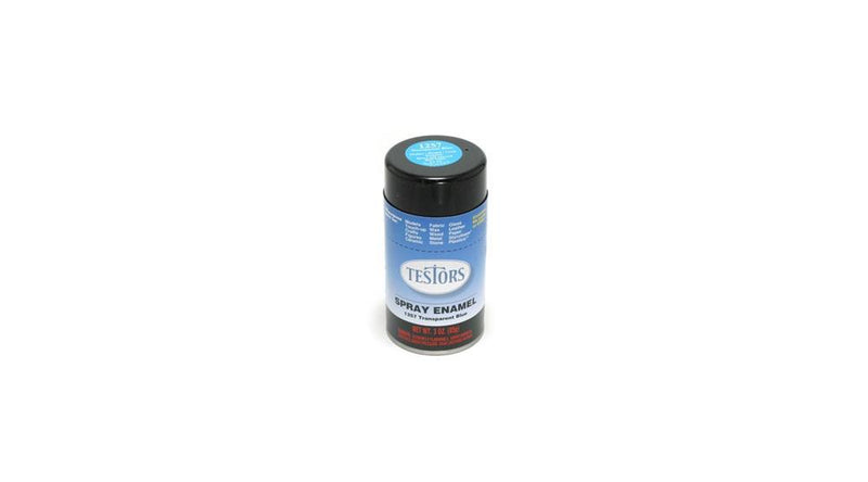 xTestors 1257 Transparent Blue Enamel Spray 3oz/85g