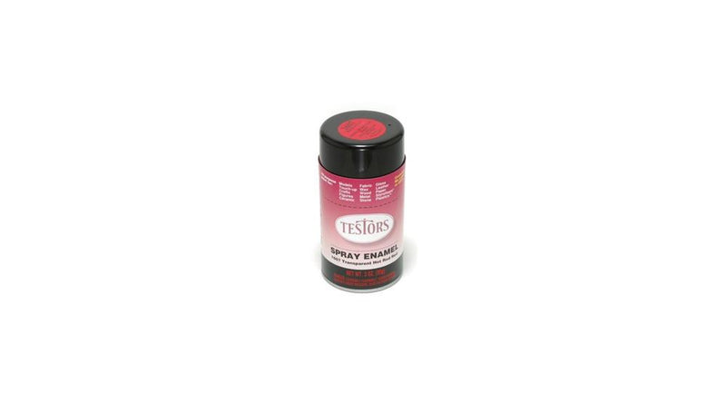 xTestors 1607 Transparent Hot Rod Red Enamel Spray 3oz/85g
