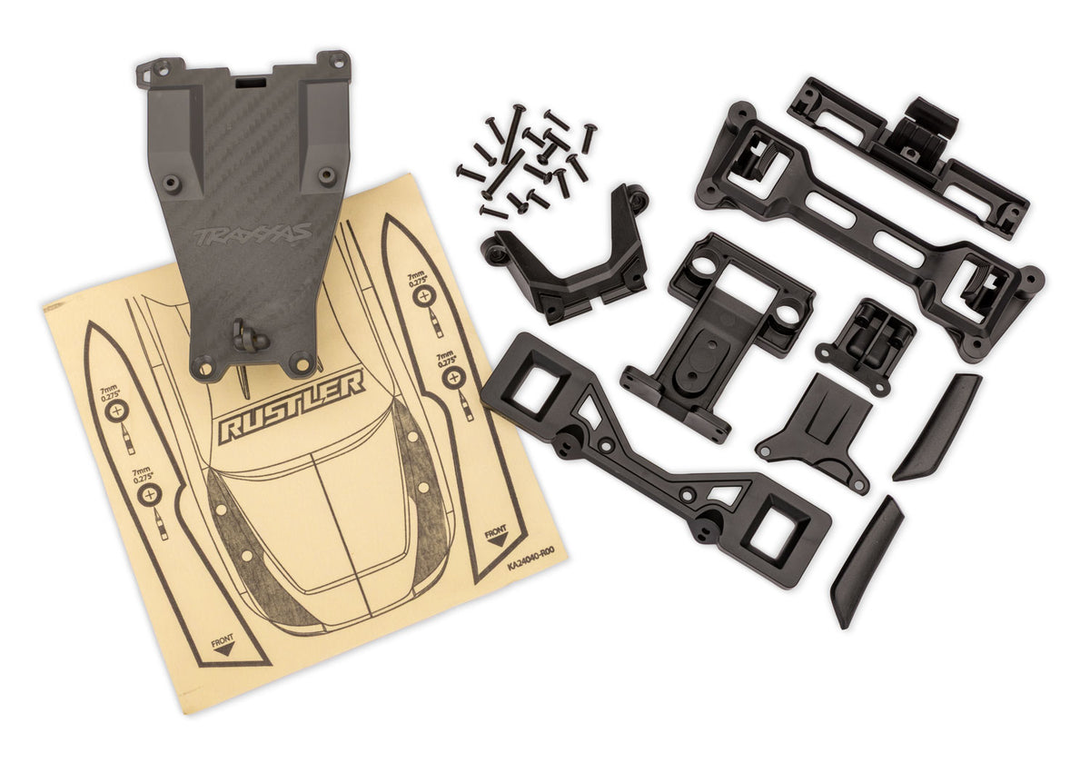 Traxxas Rustler Chassis and Body RC Conversion Kit
