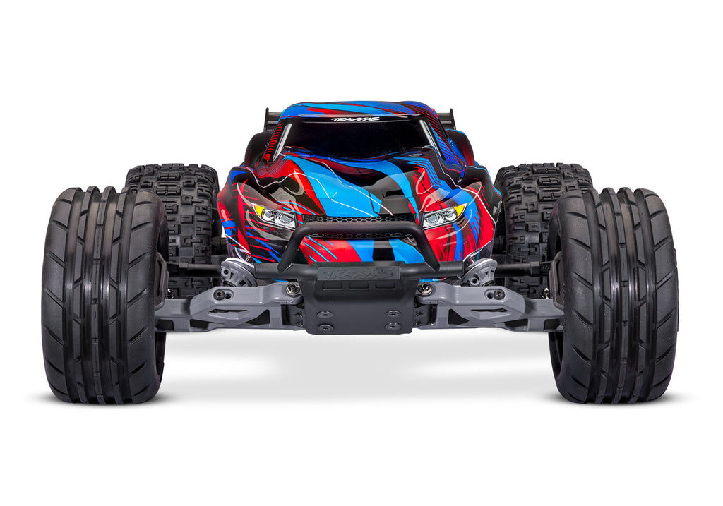 Traxxas Rustler 2WD HD VX3 RC Stadium Truck 1/10 - Red, front view