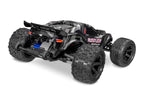 Traxxas Rustler 2WD HD VX3 RC Stadium Truck 1/10 - Black, rear view