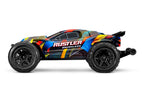 Traxxas Rustler 2WD HD VX3 RC Stadium Truck 1/10 - Yellow, side view
