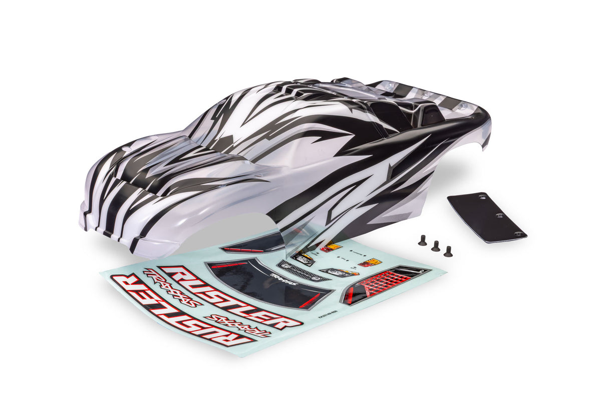 Traxxas Rustler 2WD ProGraphix Clipless RC Car Body 1/10 Scale
