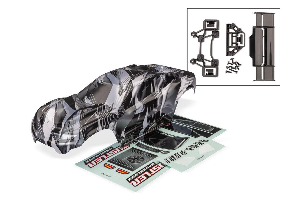 Traxxas Rustler ProGraphix with Decal Sheet RC Car Body - 3780X - TRX3780X