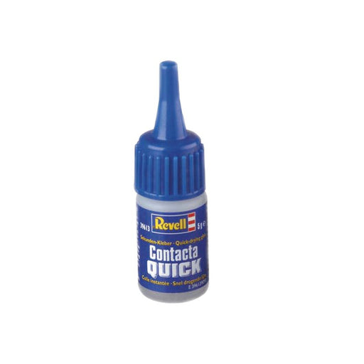 Revell 39613 Contacta Quick - Fast-Drying Glue Squeeze Bottle 5g (8278307176685)