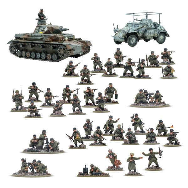 Bolt Action 402612103 1/56 Rattenkrieg German Veterans Infantry Starter Army