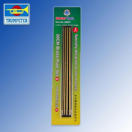 Trumpeter 09947 20cm Brass Pipe Set 6 - Hobby City NZ
