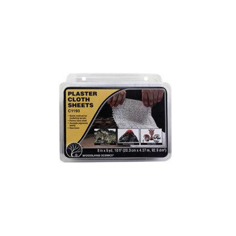 Woodland Scenics C1193 Plaster Cloth Sheets 8 x 12 - Hobby City NZ (7540625539309)