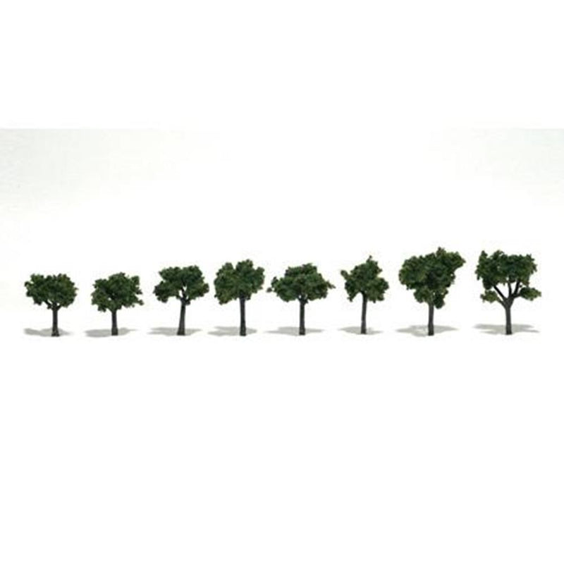 Woodland Scenics TR1501 TREES MED/GRN 1-3CM 8PCS (8807586758893)
