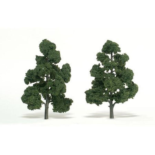 Woodland Scenics TR1518 TREES MEDIUM GREEN 17-20CM 2PCS (7540645757165)