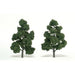 Woodland Scenics TR1518 TREES MEDIUM GREEN 17-20CM 2PCS (7540645757165)