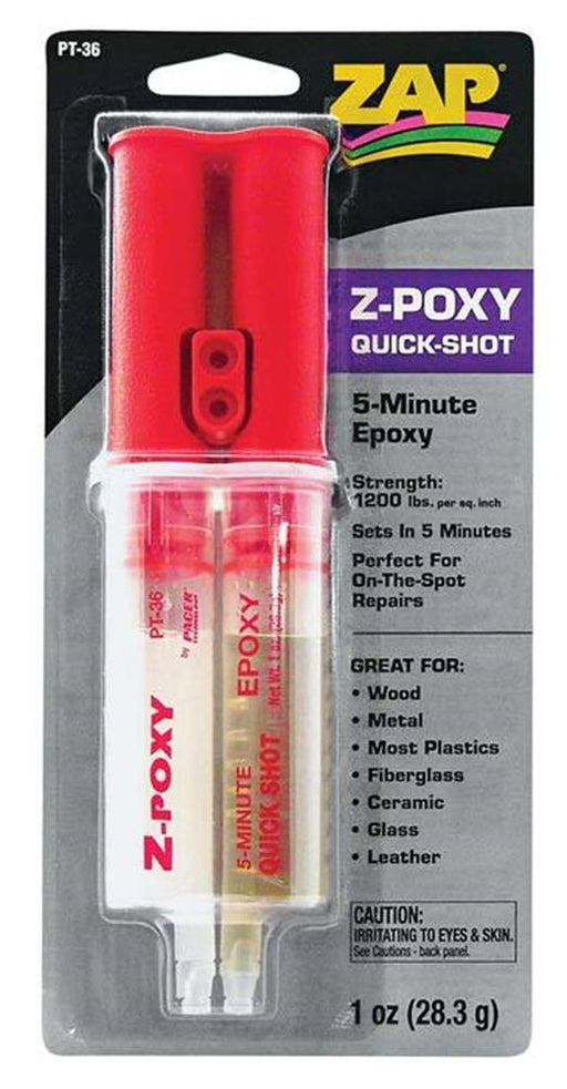 Z-Poxy Q/Shot Dual Syringe Glue (7540652572909)
