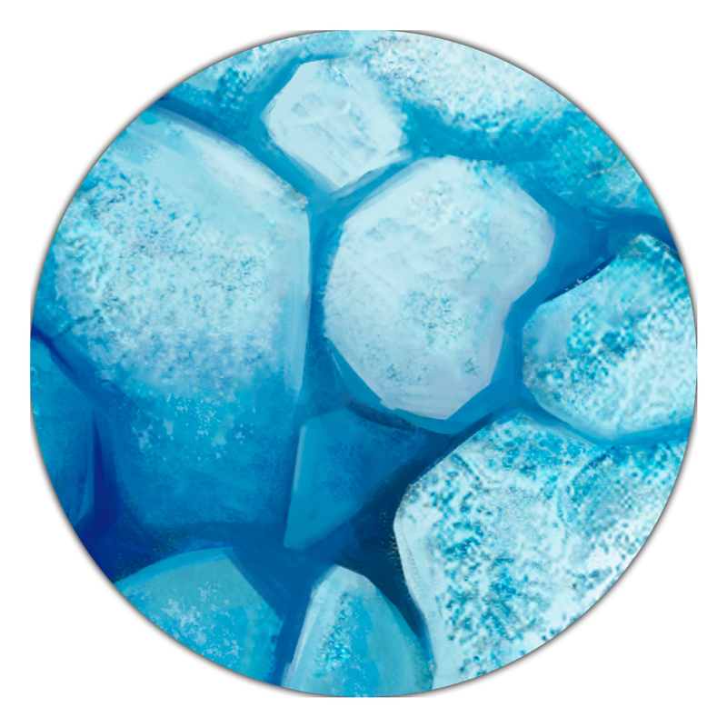 Monster Fight Club 20106 22X30 Ice / Tundra Game Mat (8826609074413)