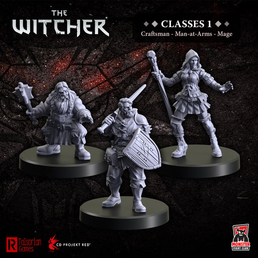 Monster Fight Club 70003 Witcher Rpg Classes 1 - Mage, Craftsman, Man-At-Arms (8826609402093)