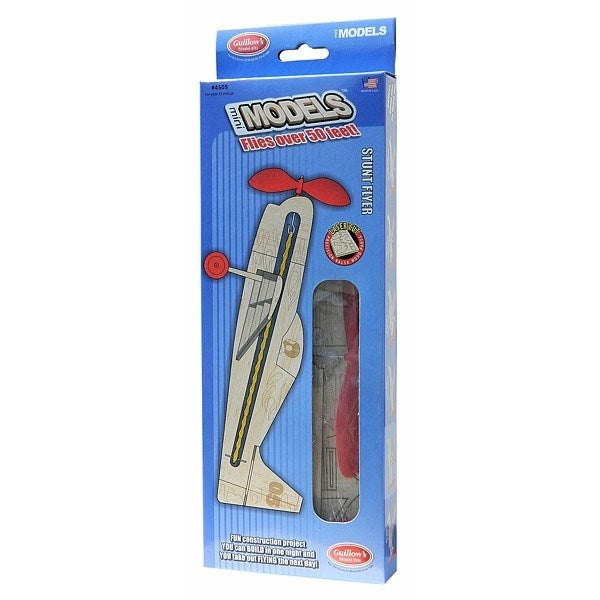 Guillows #4505 miniModels: Stunt Flyer Balsa Model Kit — Hobby