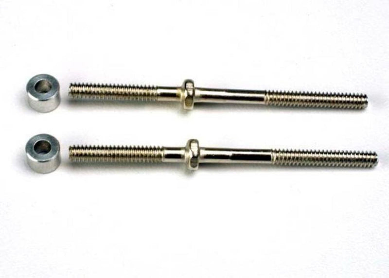 Traxxas 1937 - Turnbuckles (54mm) (2)/ 3x6x4mm aluminum spacers (rear camber links) - Hobby City NZ
