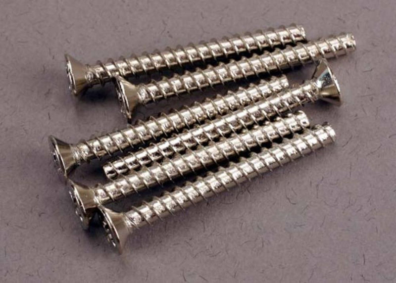 zTraxxas 2652 - Screws 3x28mm Countersunk Self-Tapping (6)