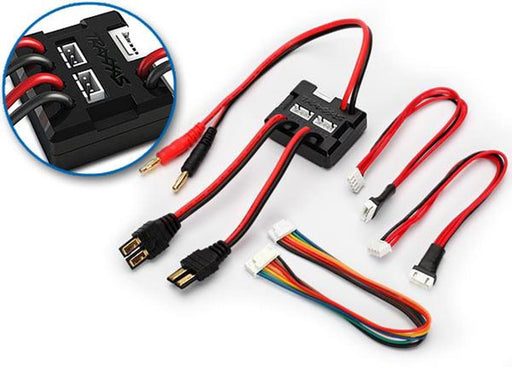 zTraxxas 2917 - Dual Charging Adapter For 2S Lipo Batteries (only for 2933 6A Charger) (769052377137)